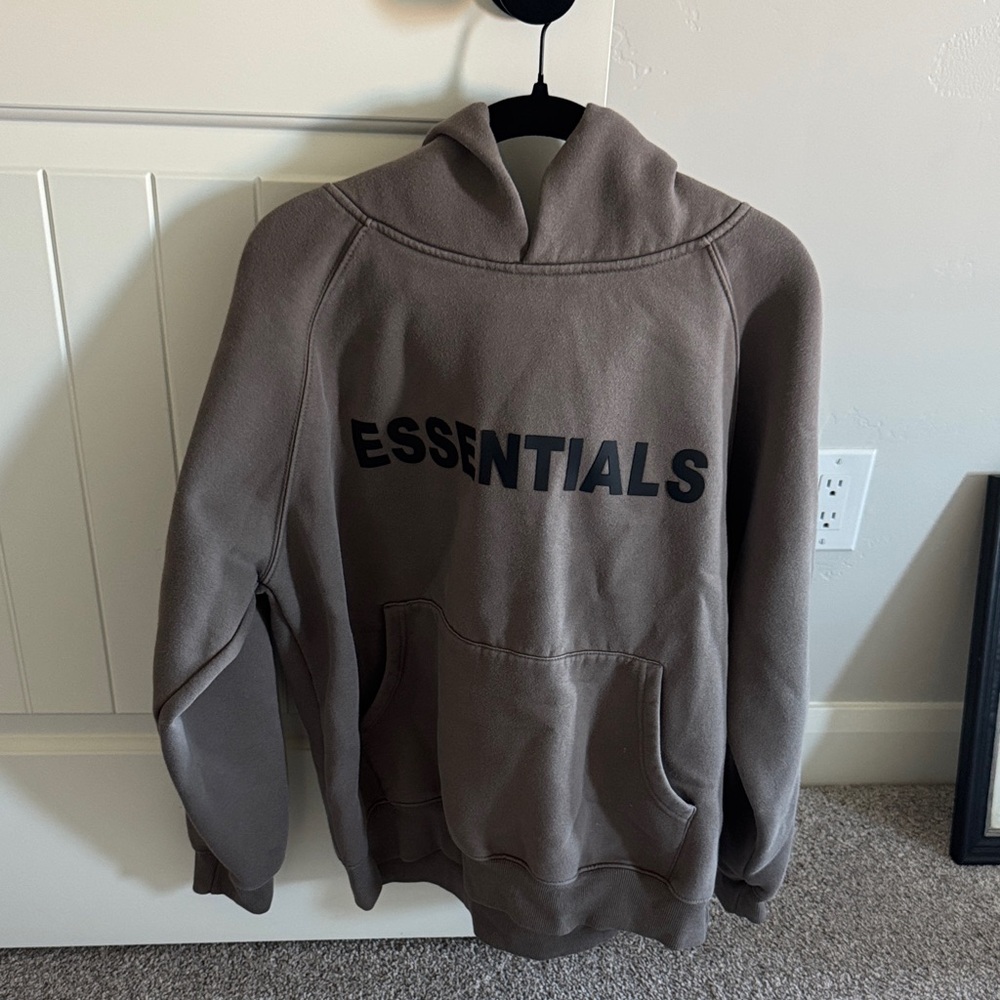 Fear of God Essentials Taupe Men's Hoodie